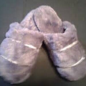Rhinestone Faux Slipper purple size L